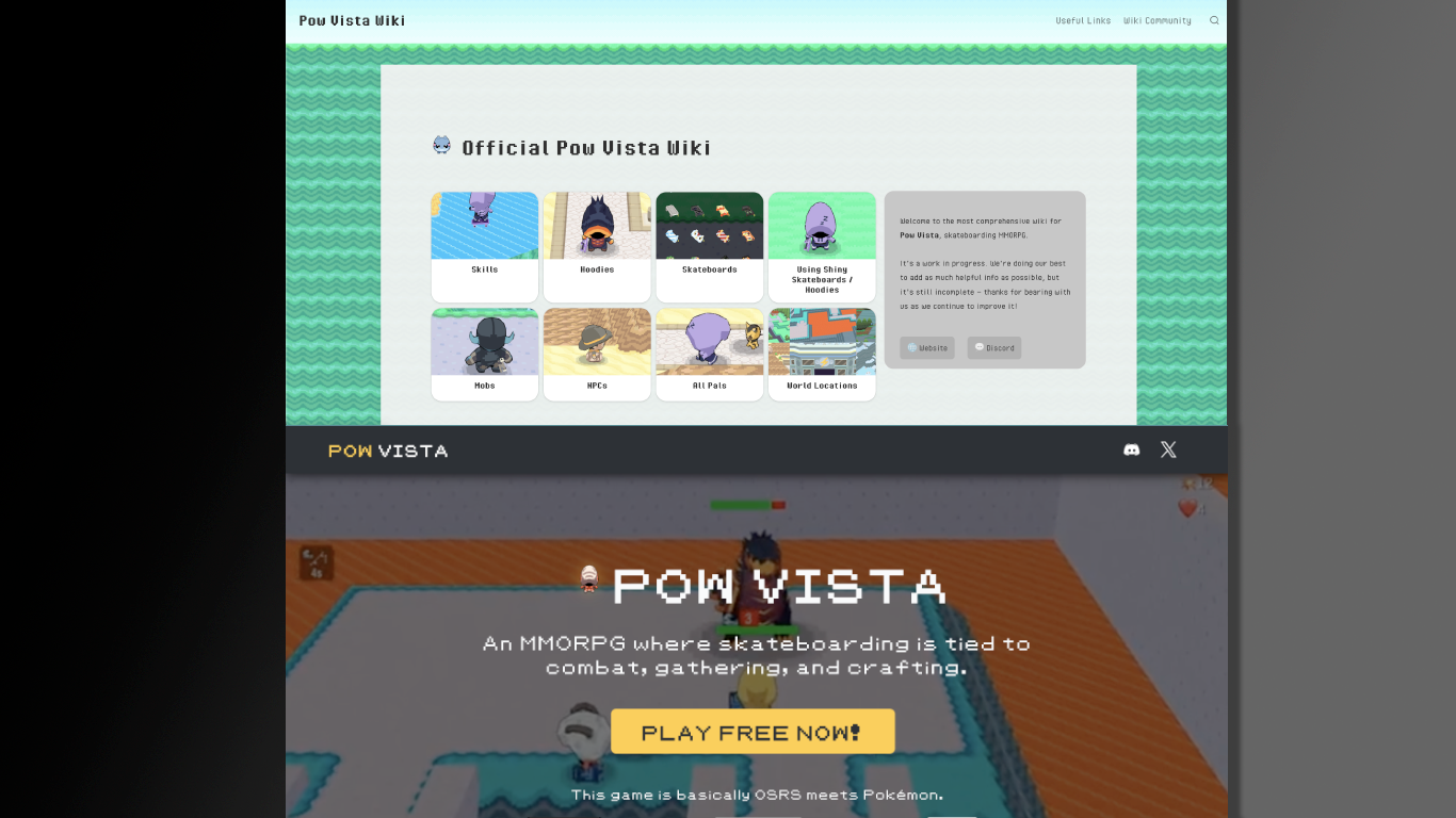 Pow Vista Banner